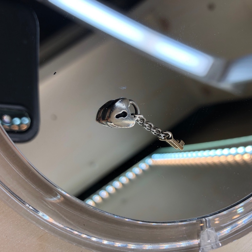 Lock and Key Pandora Charm
